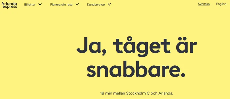 Arlanda Express – pris, avgångar och alternativ till Arlanda