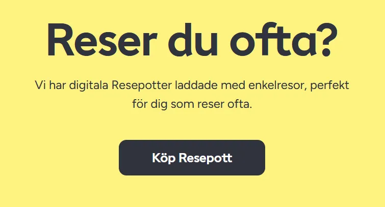 Resepott hos Arlanda Express – för dig som reser ofta